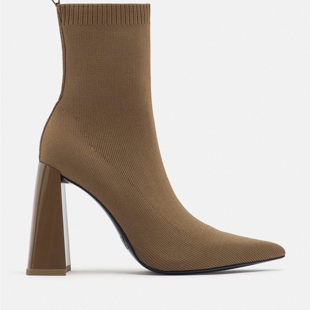 Zara Fabric Ankle Boots